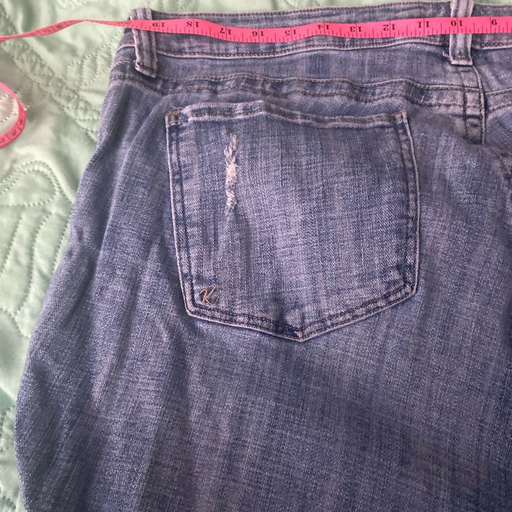 Kut from the Kloth Blue Straight Leg Jeans - Picture 4 of 9